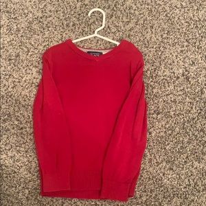 Boys red sweater